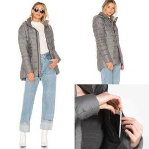 North Face transit jacket in grey women size medium